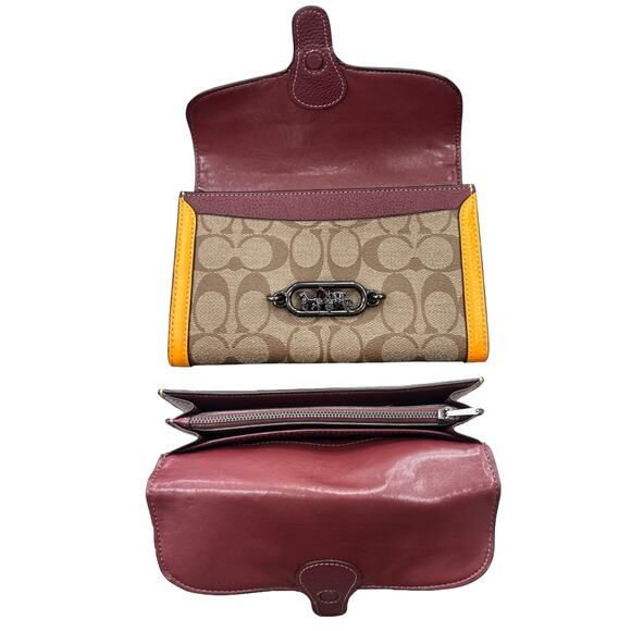 Coach Jade Chain Crossbody in Colorblock Signature Canvas #2631 - Picture 4 of 6